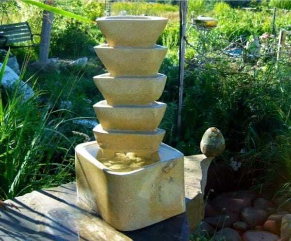 Pagoda Bowl Fountain - Image 3