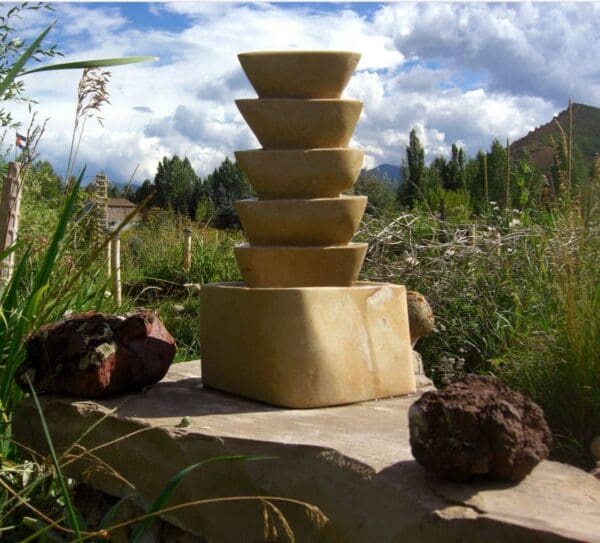 Pagoda Bowl Fountain - Image 2